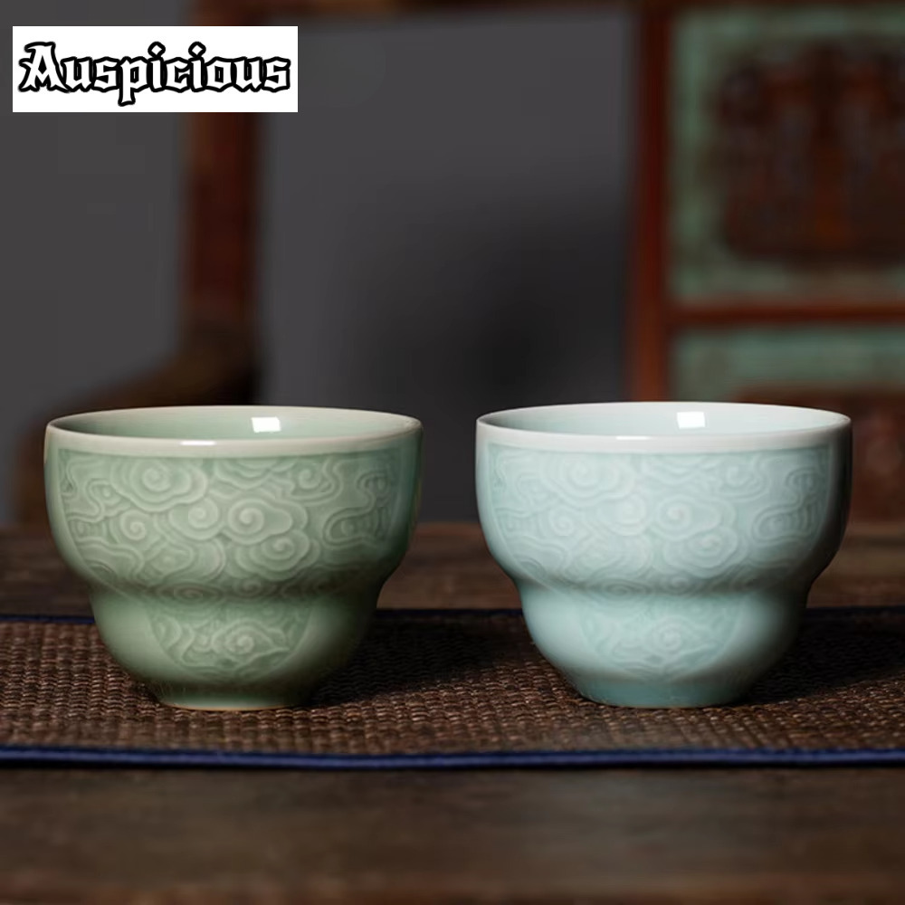 Celadon Ceramic Cup - 100ml Handamde Longquan Celadon tazza da