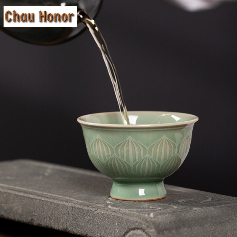 100ml fatto a mano Longquan Ce - Celadon Ceramic Cup recensione e prezzo