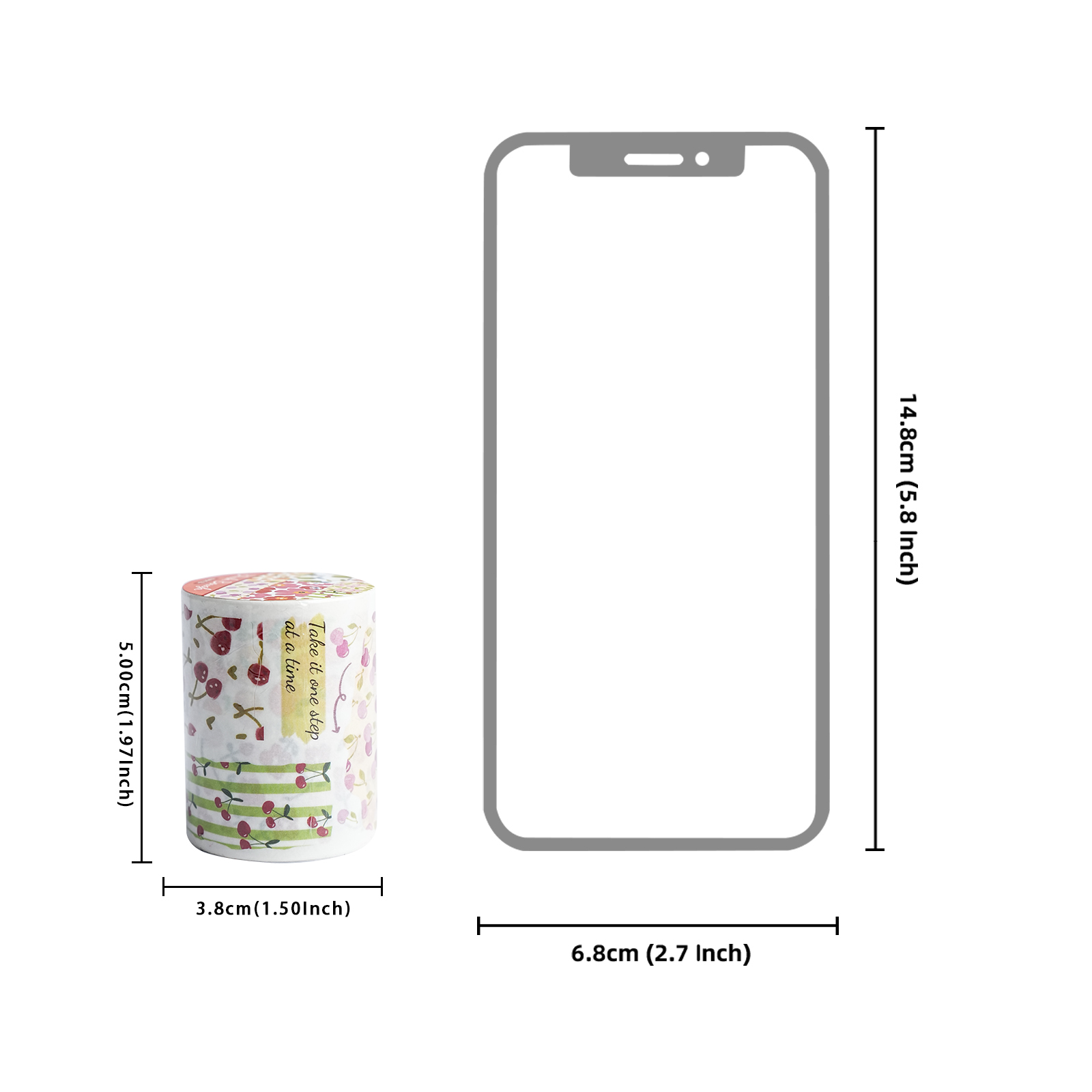 Nastro Washi a tema rami verdi - Korean Student Lifestyle recensione e prezzo